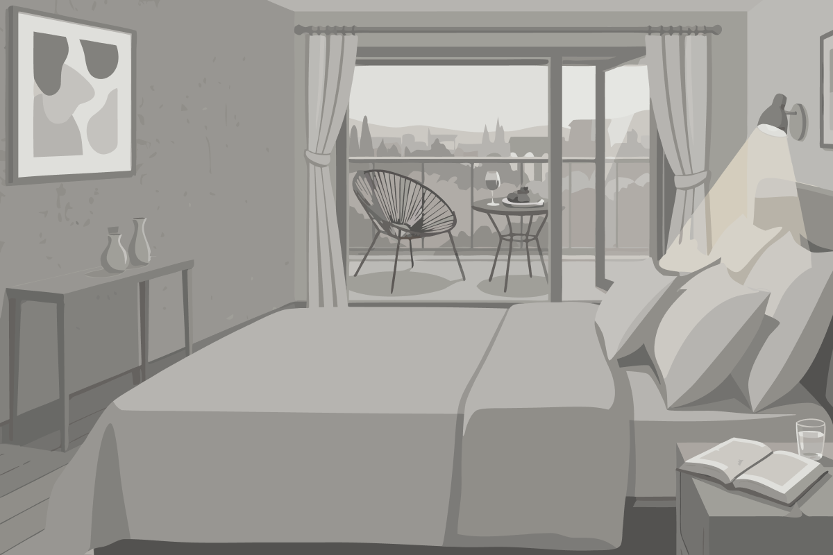 Standard Double Room with Shared Bathroom
